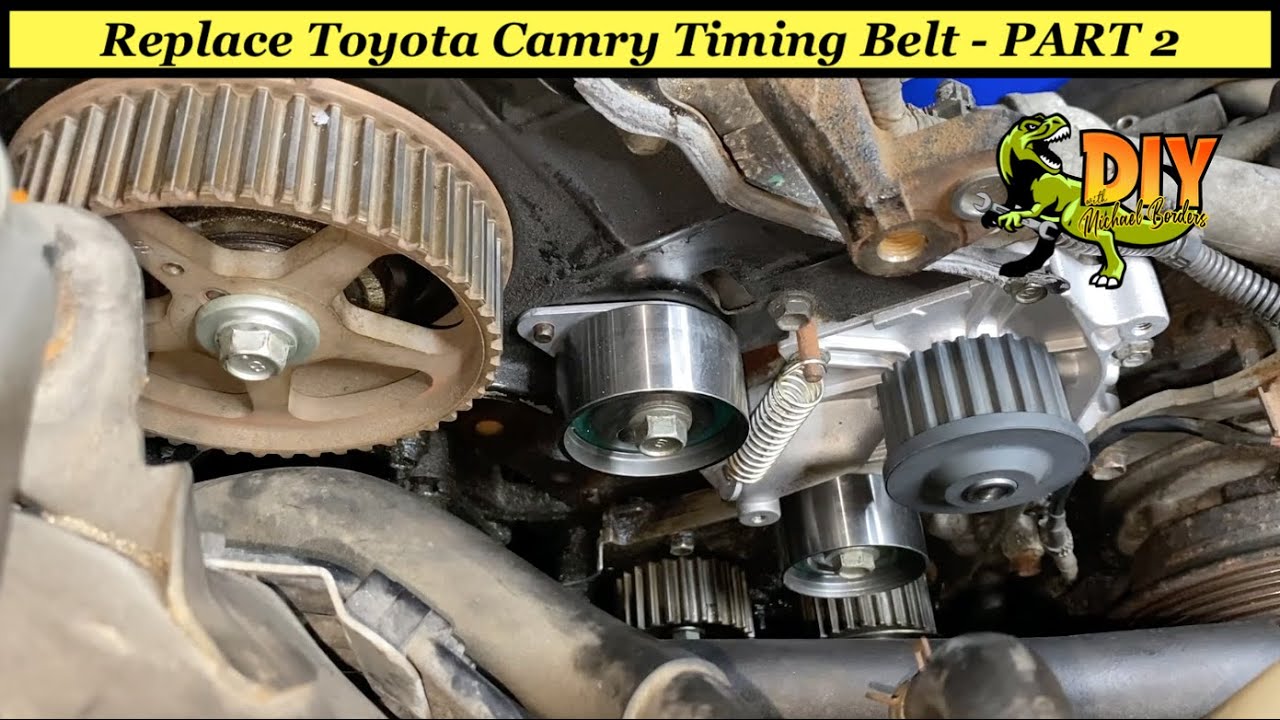 Replace Toyota Camry 2.2L Timing Belt - (PART 2)
