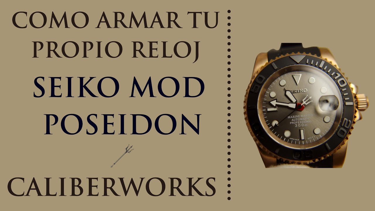 CW EN ESPAÑOL:  Como armar tu propio reloj Seiko SKX NH35 (links para partes en la descripción)