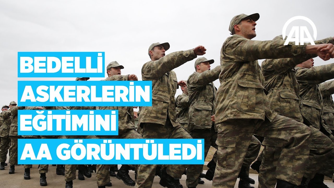 Bedelli askerler b&ouml;yle eğitim g&ouml;r&uuml;yor