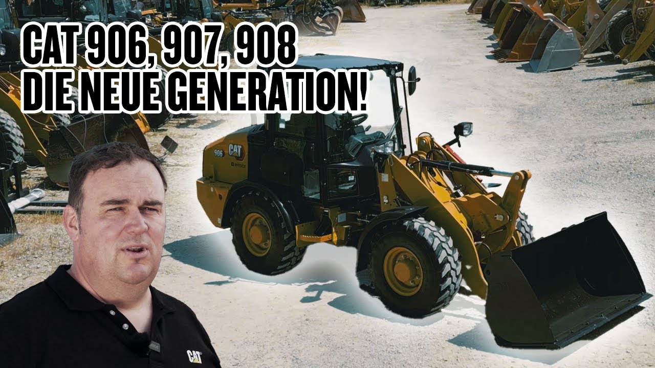 Cat® 906, 907, 908 🛠🚧 | Warum du einen Kompaktradlader der neuen Generation brauchst