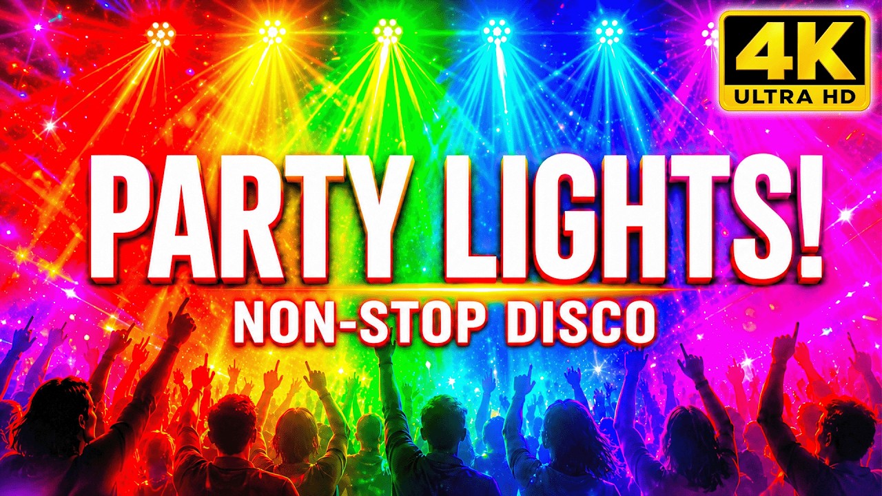 RGB LIGHT SHOW! EPIC DISCO MUSIC & DISCO LIGHTS 🌈