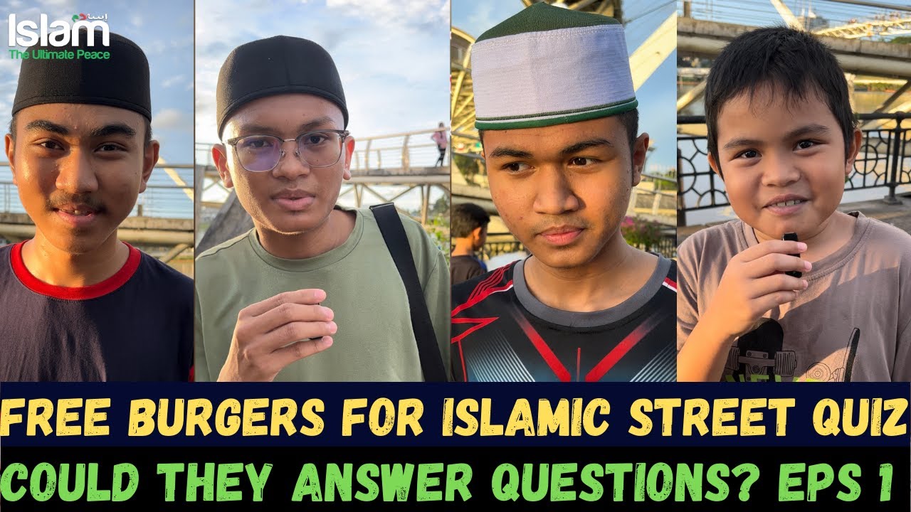 Islamic Street Quiz for Free Burgers | Could they answer all the Questions? (Episode 1)