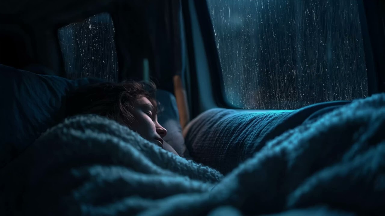 The Quiet BEAUTY of Rain Falling on a Car While You Rest