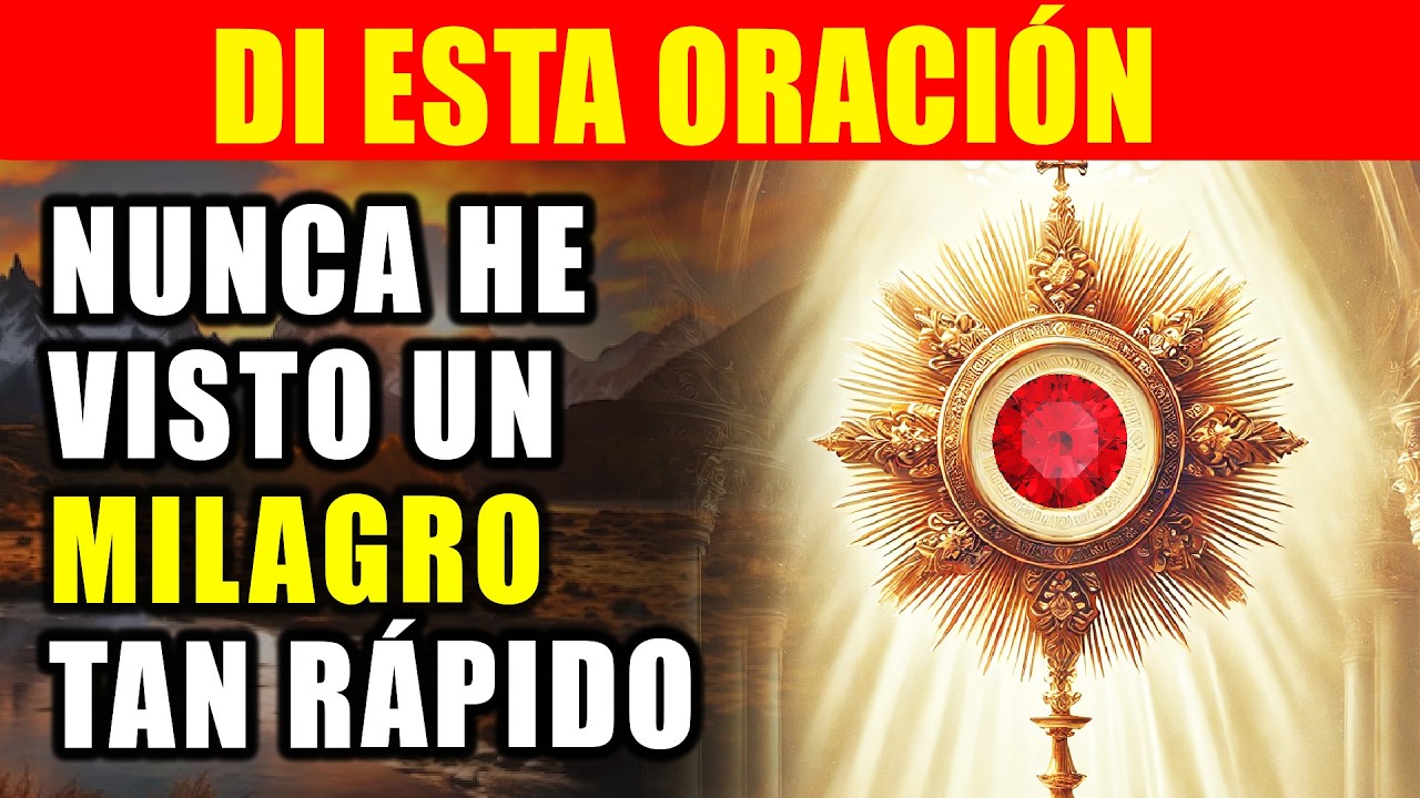 🔴5 MINUTOS CON EL SANTÍSIMO - PIDE Y SE TE DARÁ