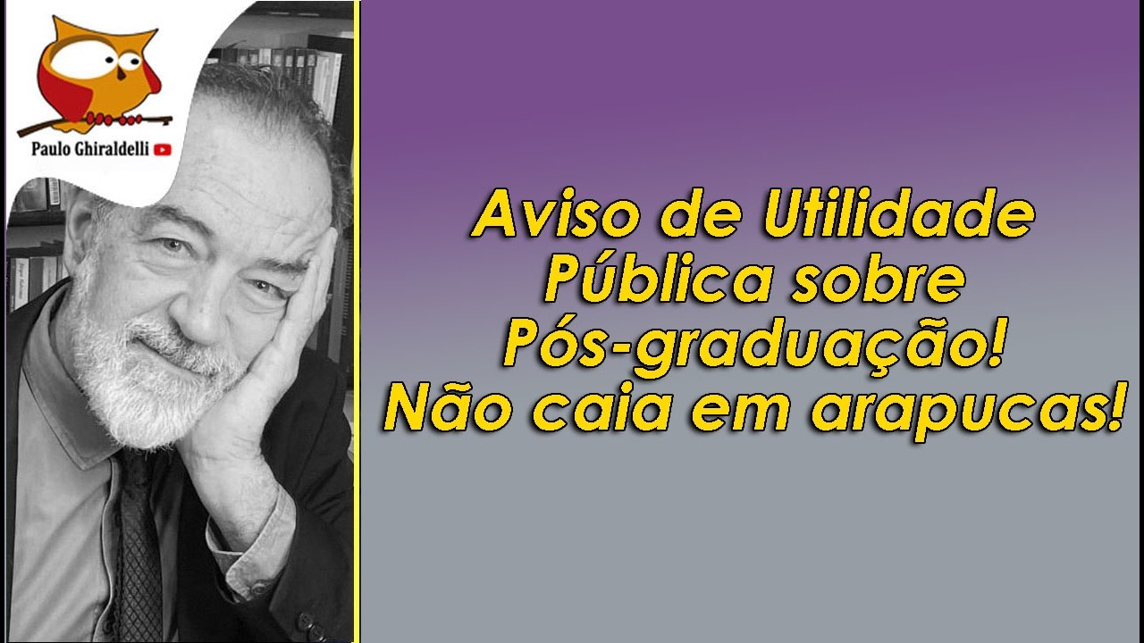 ICL COM PÓS GRADUAÇÃO. CAIA FORA DISSO. 25 de fevereiro de 2026