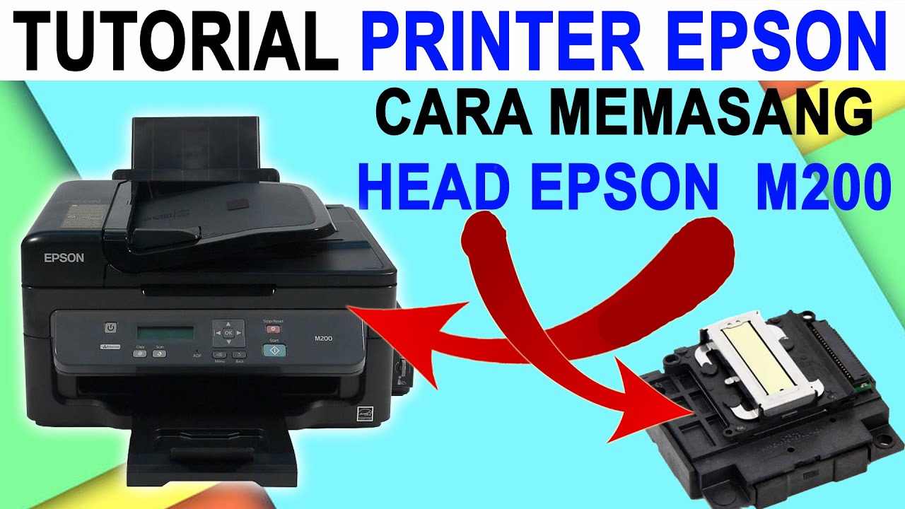 Как заменить головку Epson M200