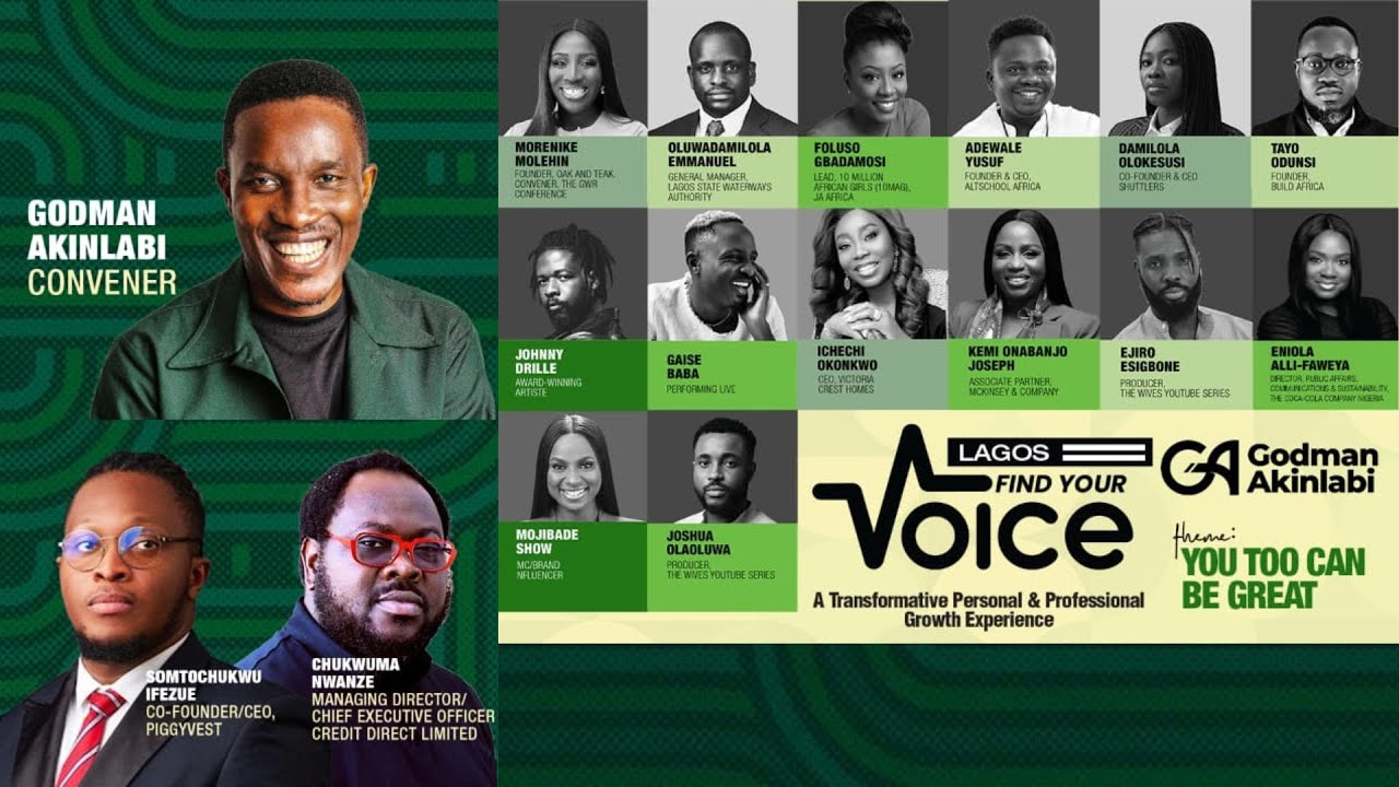 FIND YOUR VOICE LAGOS | Wednesday,1st October 2025 | The Elevation Church