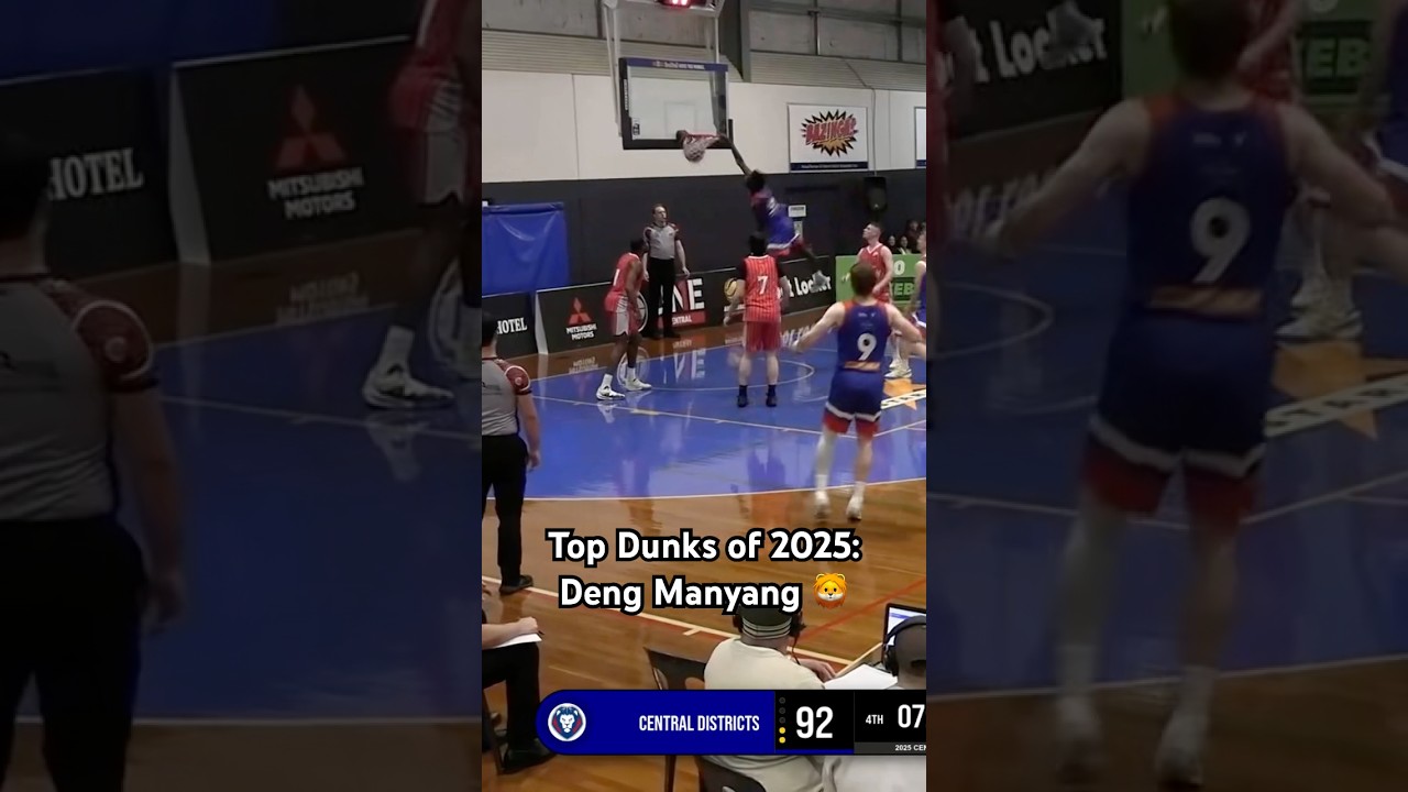 Top NBL1 Dunks of 2025 🏀 Deng Manyang STUFFED this one in 😮#basketball #nbl #nbl1 #dunk #sport