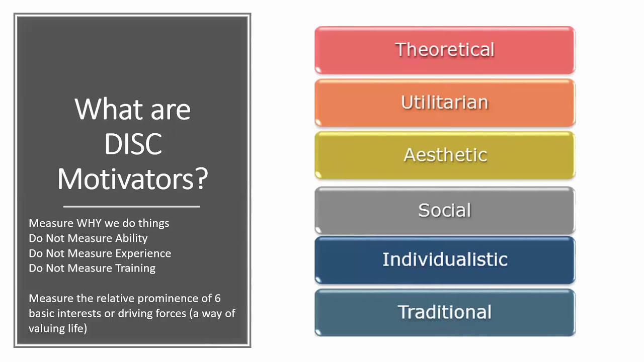 Erick Simpson's DISC Overview #2 Motivators