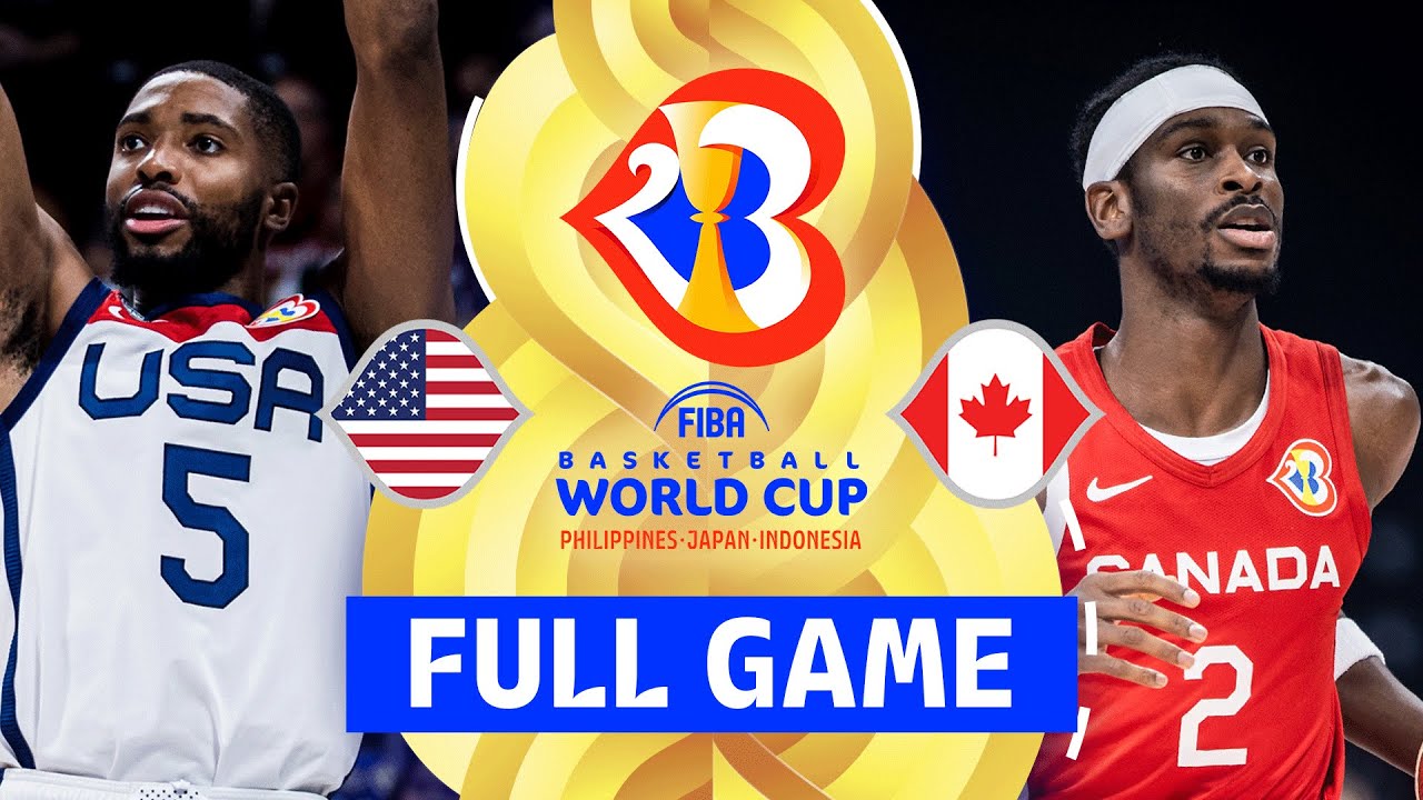3RD PLACE GAME: USA vs Canada | Full Basketball Game | FIBA Basketball World Cup 2023