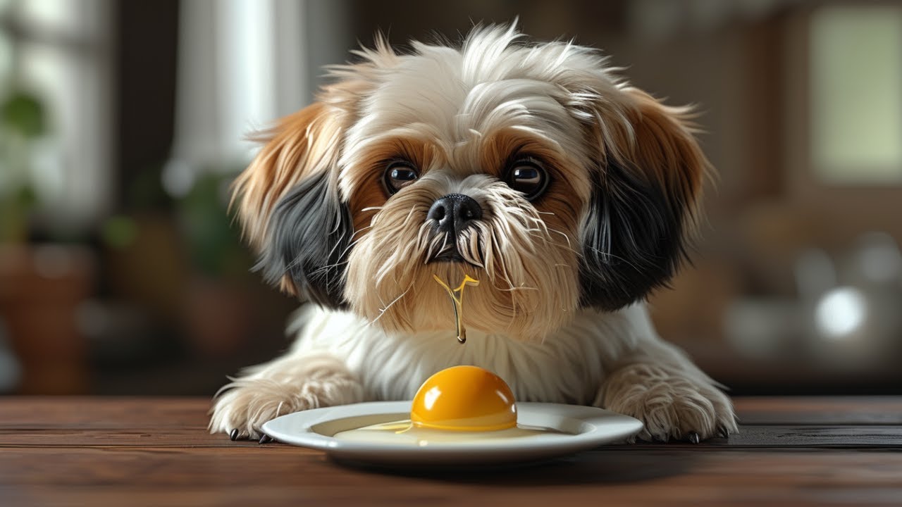 🥚Shih Tzu pode comer OVO? 4 benefícios que você não sabia!