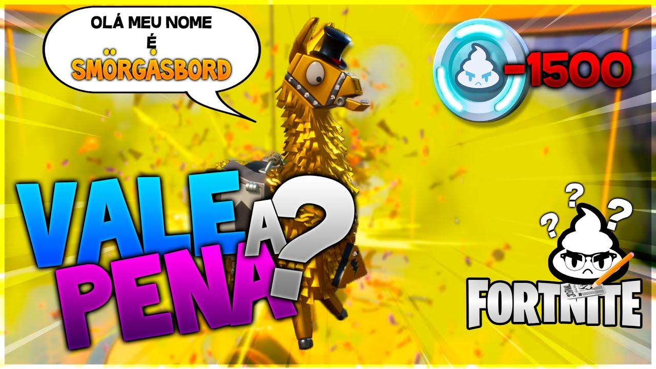 Comprei a NOVA LHAMA Smorgasbord! Vale a pena??? Fortnite Salve o Mundo