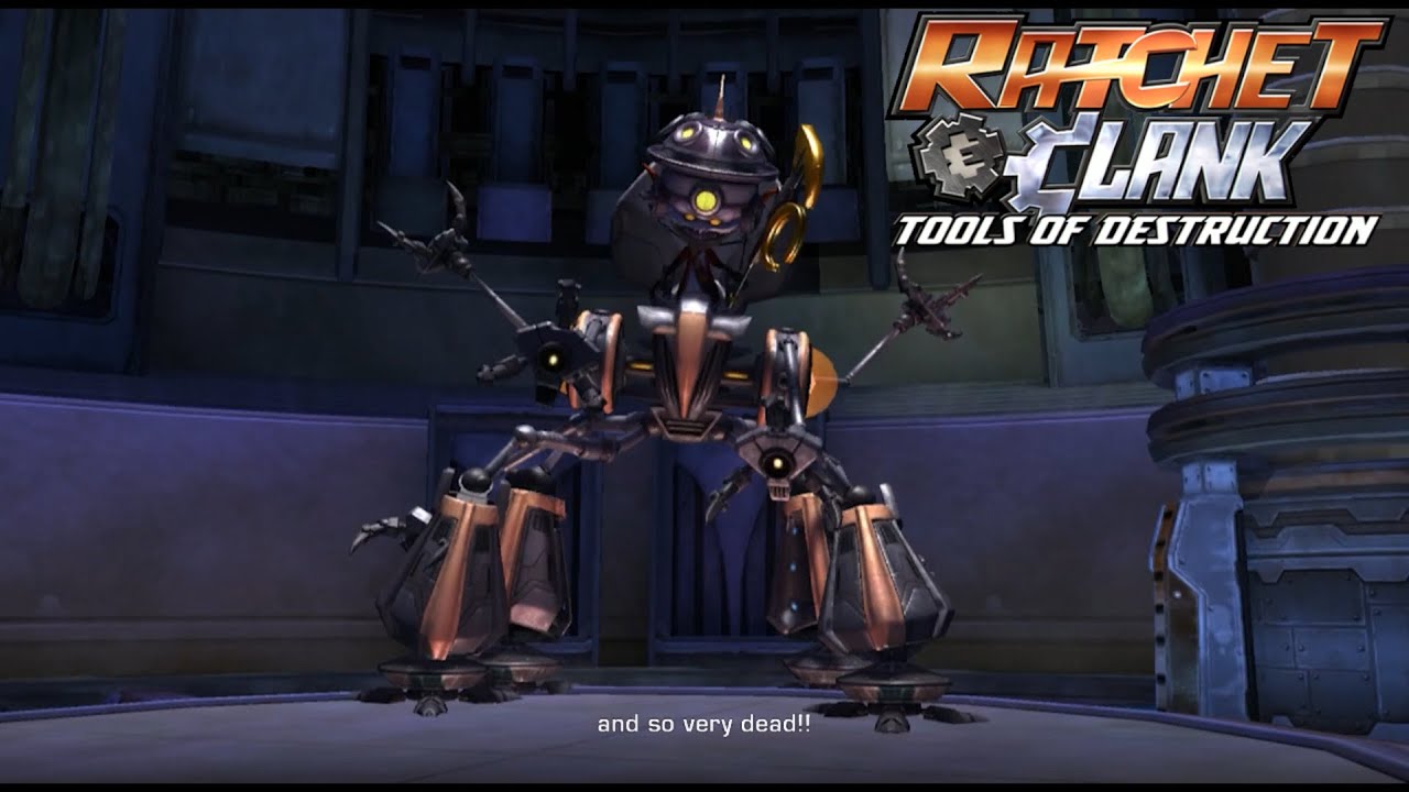 Ratchet & Clank: Tools of Destruction — Финальный бой с боссом + Концовка (Император Персиваль Та...