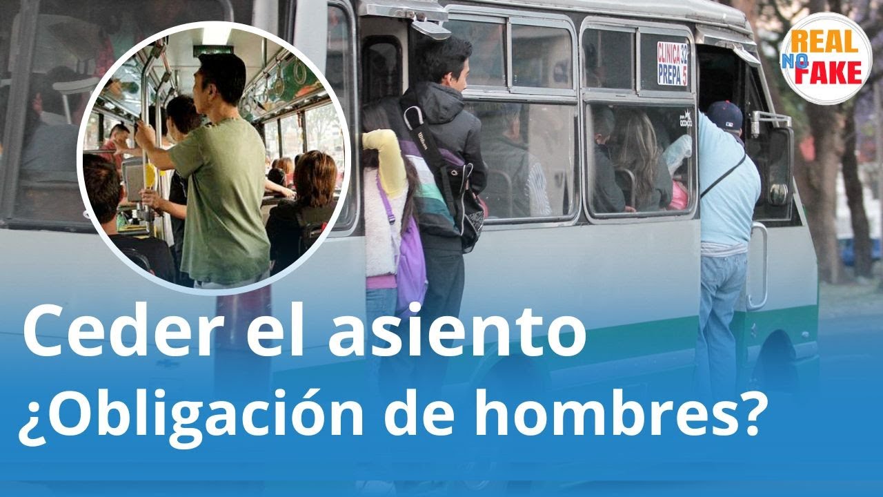 Mujer exige que le cedan el asiento en el transporte p&uacute;blico #noticias