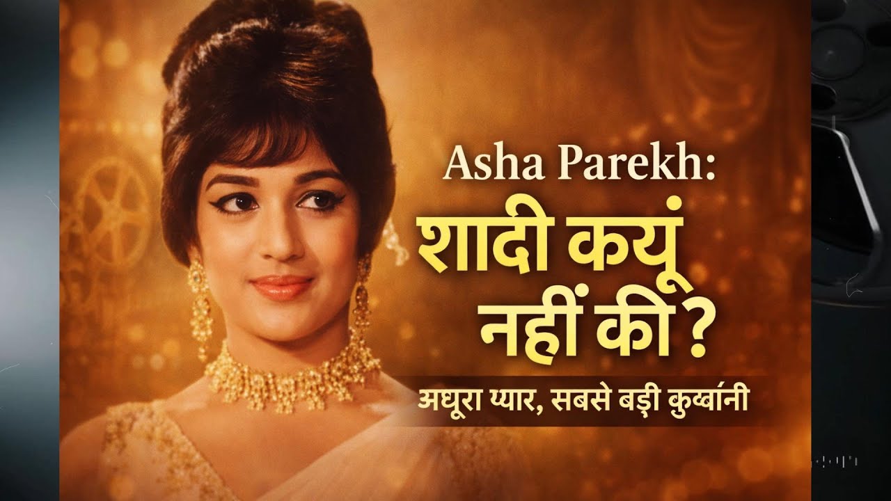 “Asha Parekh: शादी क्यूँ नहीं की? अधूरा प्यार, सबसे बड़ी क़ुर्बानी | Jubilee Girl Story”#bollywood