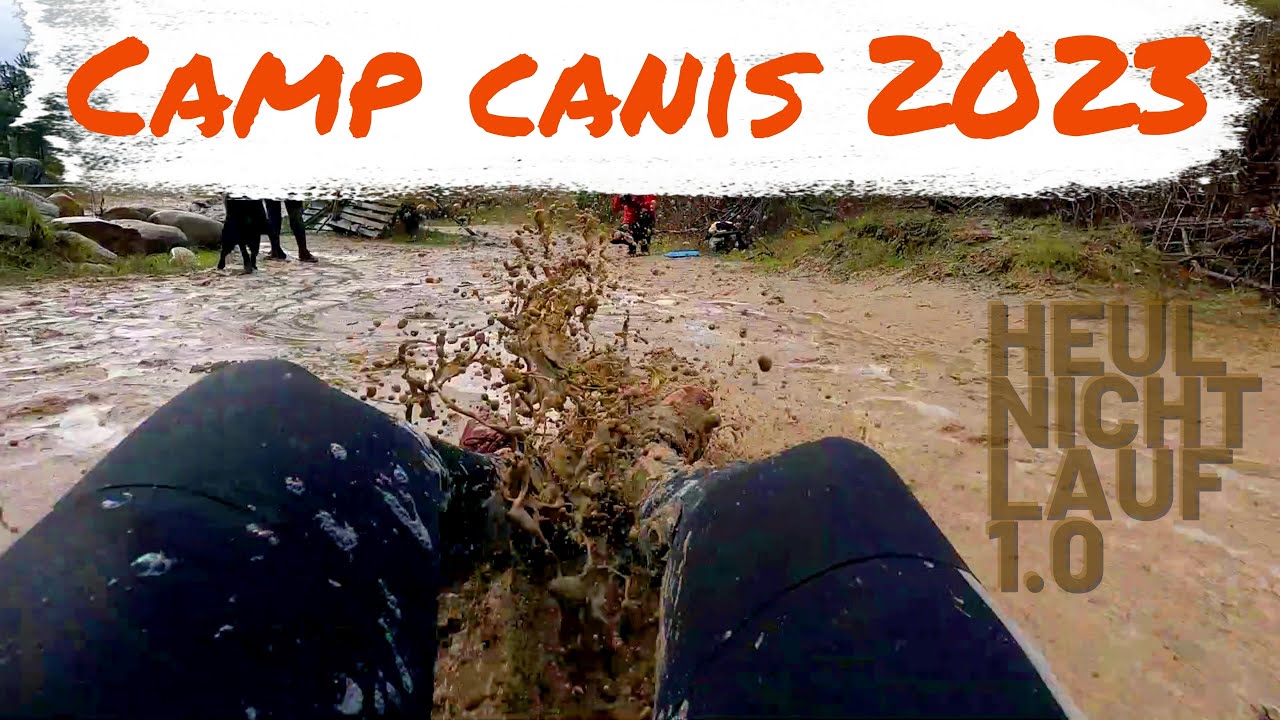 Camp Canis 2023 Hoope - Es wird Nass - Einmal durch den Parkour -