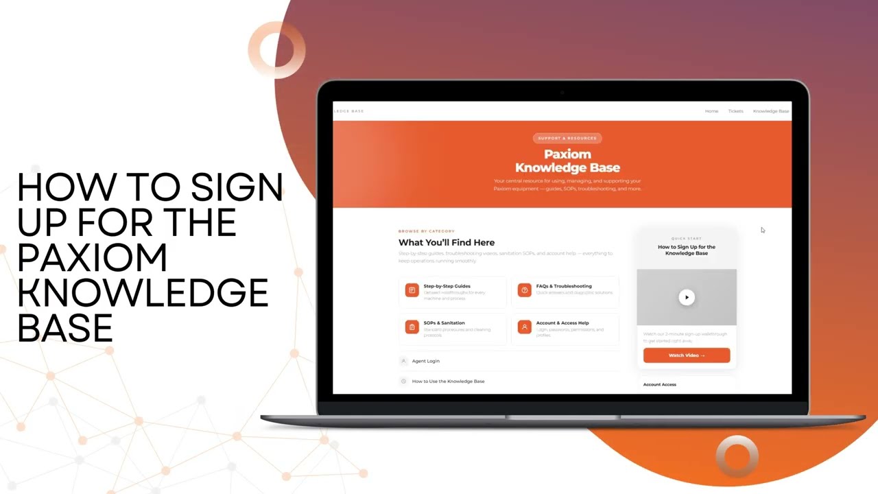 How to use the Paxiom Service Knowledge Base