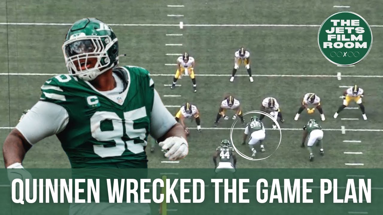Quinnen Williams was the BEST PLAYER ON THE FIELD vs the Steelers | Jets Film Breakdown 🎥