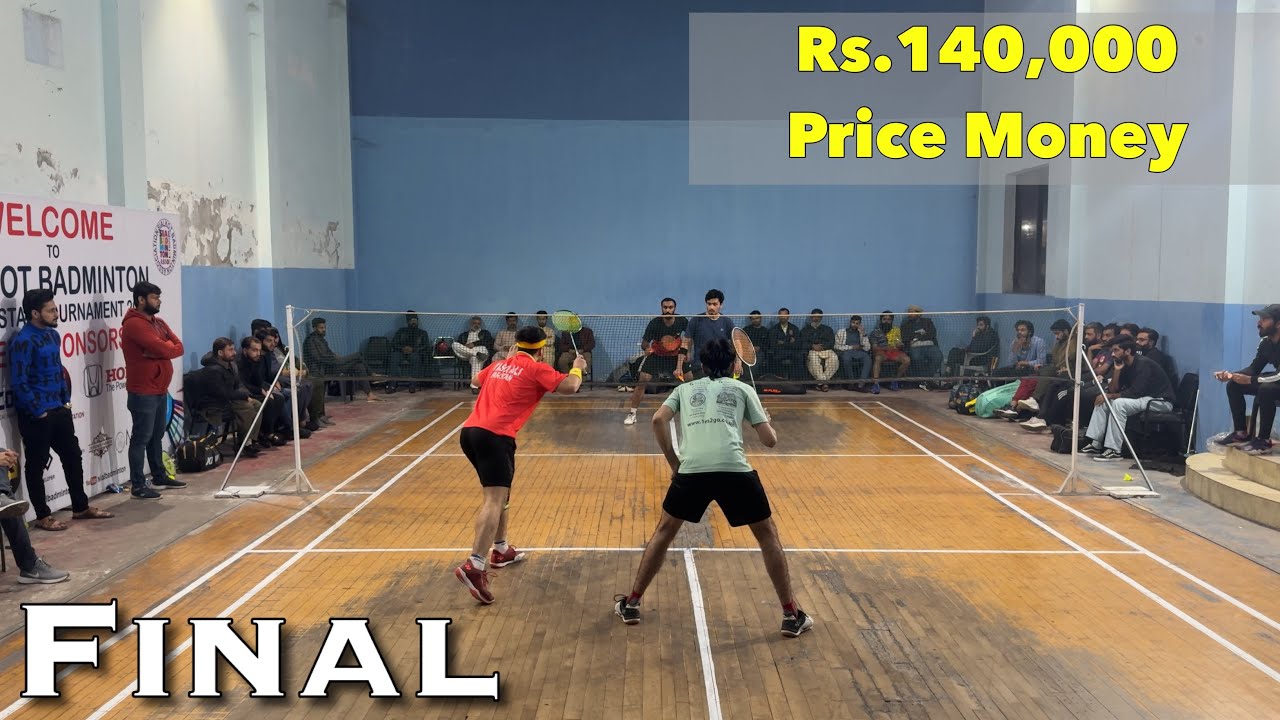 Raja haider/Amraiz vs Yasir Ali/Umer Gullu Sialkot National Level Badminton Tournament 2025