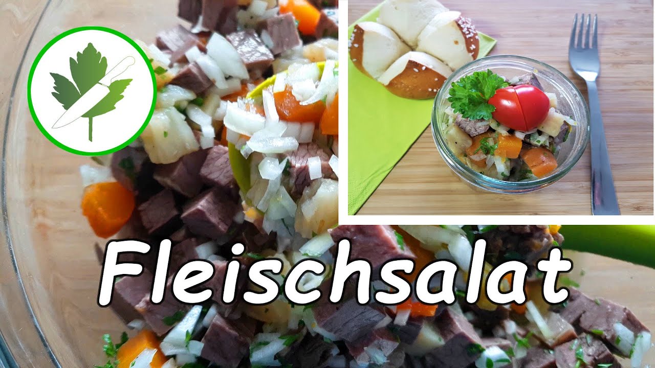 Fleischsalat vom Tafelspitz / Sommersalat /  Resteverwertung