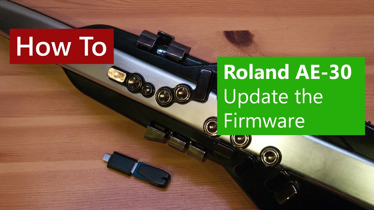 UPDATE Aerophone Pro wind synth firmware