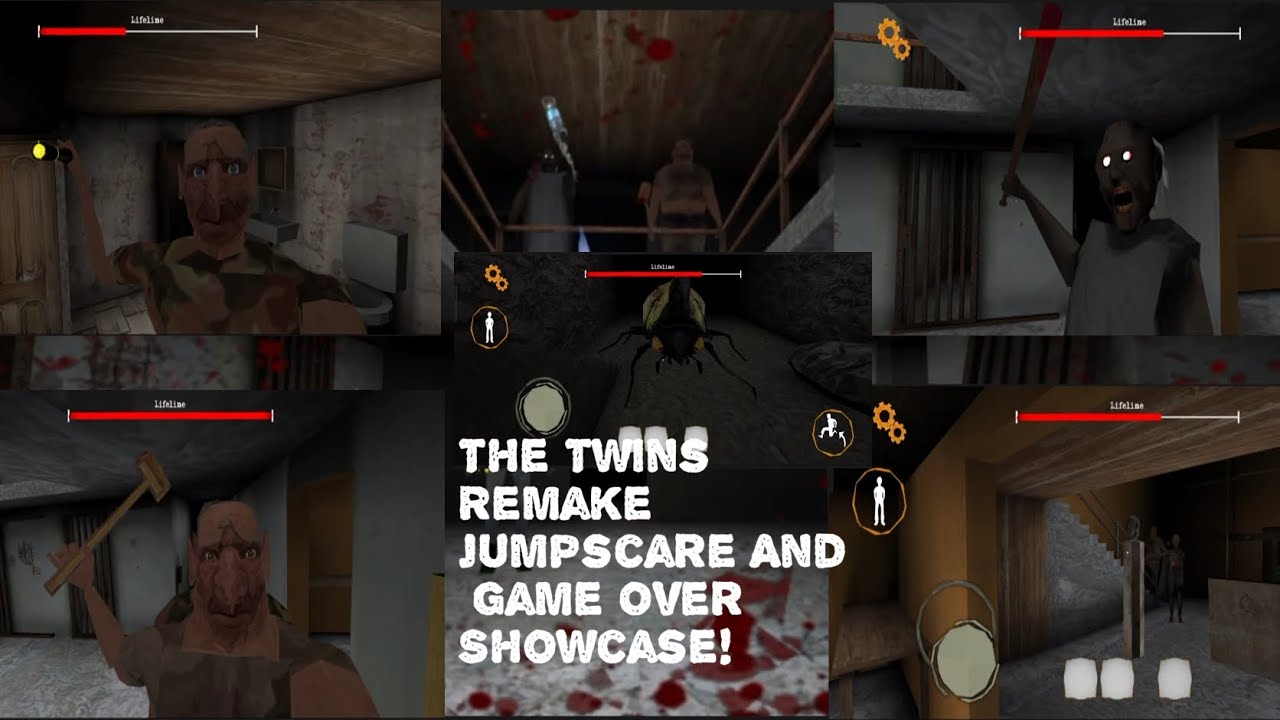 The Twins Remake Jumpscares And Game Overs Showcase!