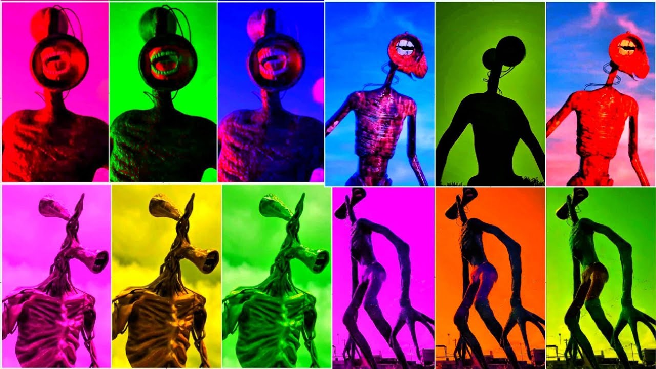 Siren head megamix coffin dance meme song cover siren head mega colour battle coffin dance
