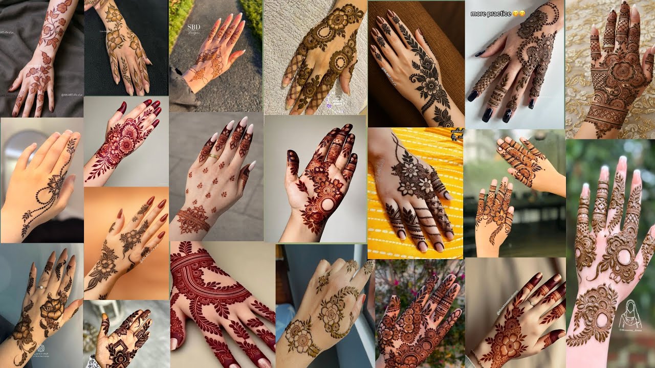 Eid special 50+mehndi designs|simple easy elegant beautiful mehndi designs|| stylish decent designs 