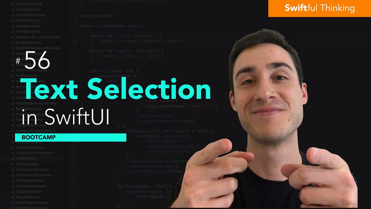 Как выделить текст с помощью TextSelection в SwiftUI | Bootcamp #56