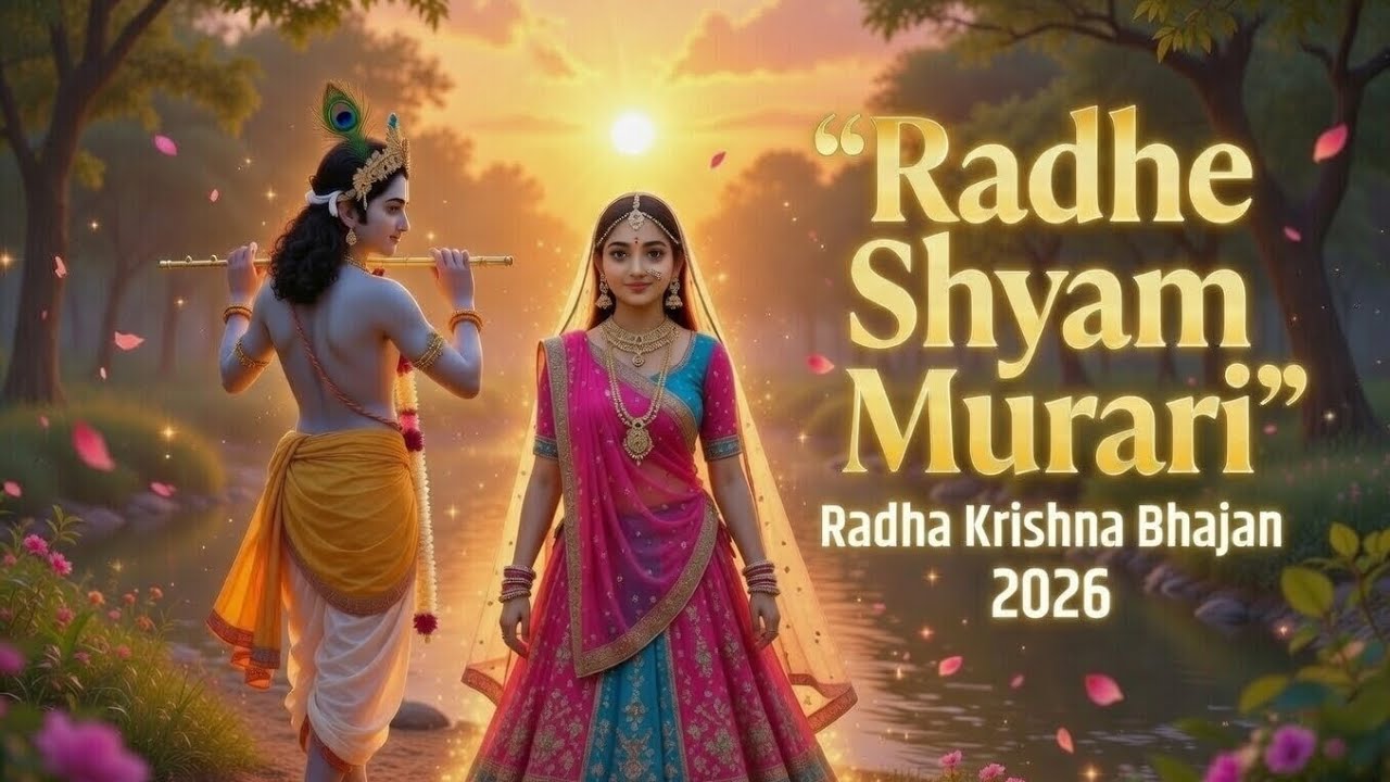 Radhe Shyam Murari🌸|Radha Krishna Bhajan 2026 |Vrindavan|Beautiful Morning Bhajans|Bhakti Song|Radhe