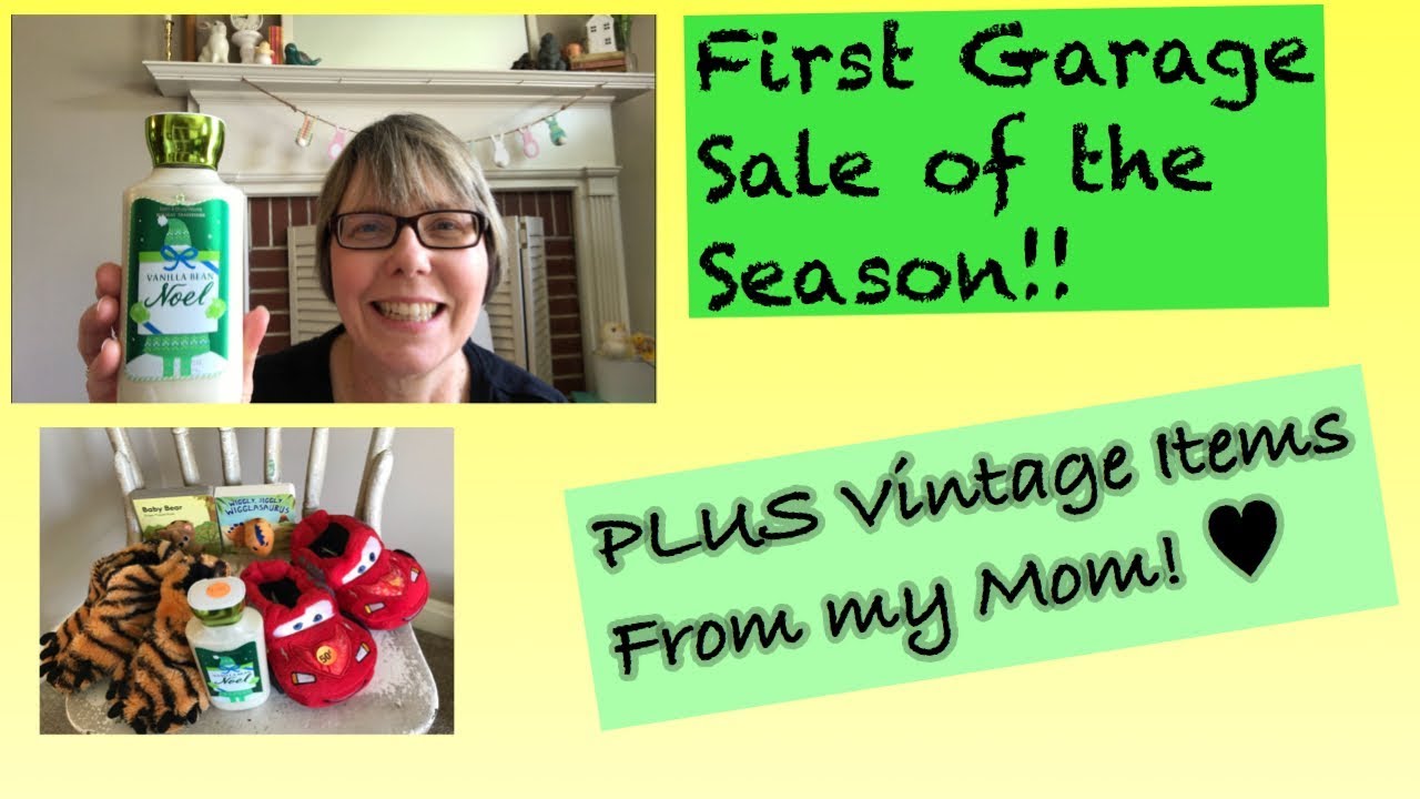 First Garage Sale of the Season!! Plus Vintage Treasures From my Mom!!