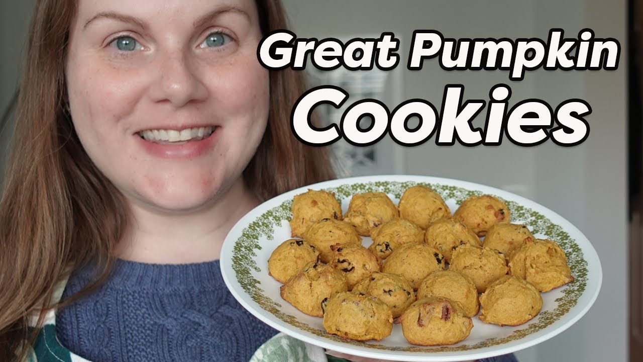 GREAT PUMPKIN COOKIES 🎃 1960s Peanuts Cook Book