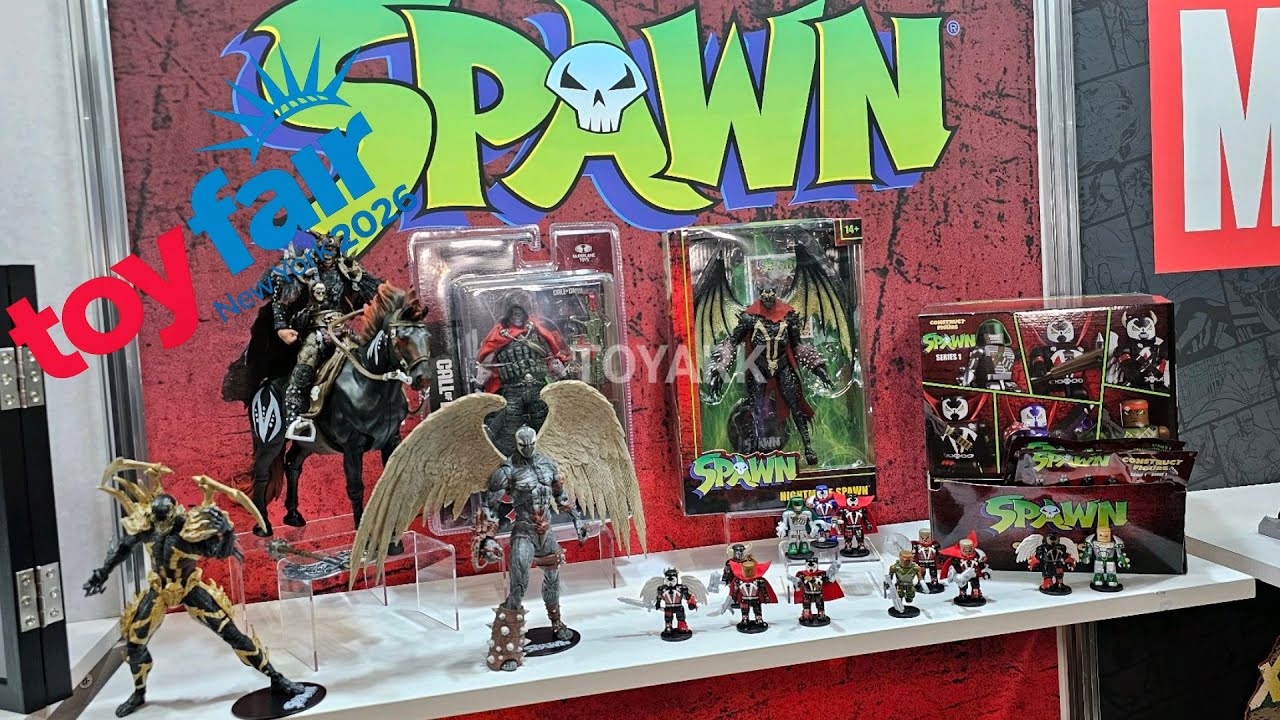 На выставке TOY Fair2026 компания McFalrane Toys представляет вселенную Спауна.