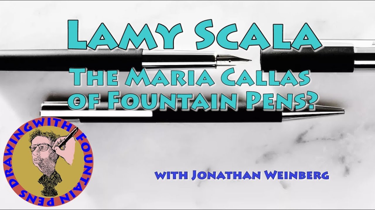 Lamy Scala: Мария Каллас среди перьевых ручек? #перьевыеручки #lamy #перья #чернила #рисунок #ручки
