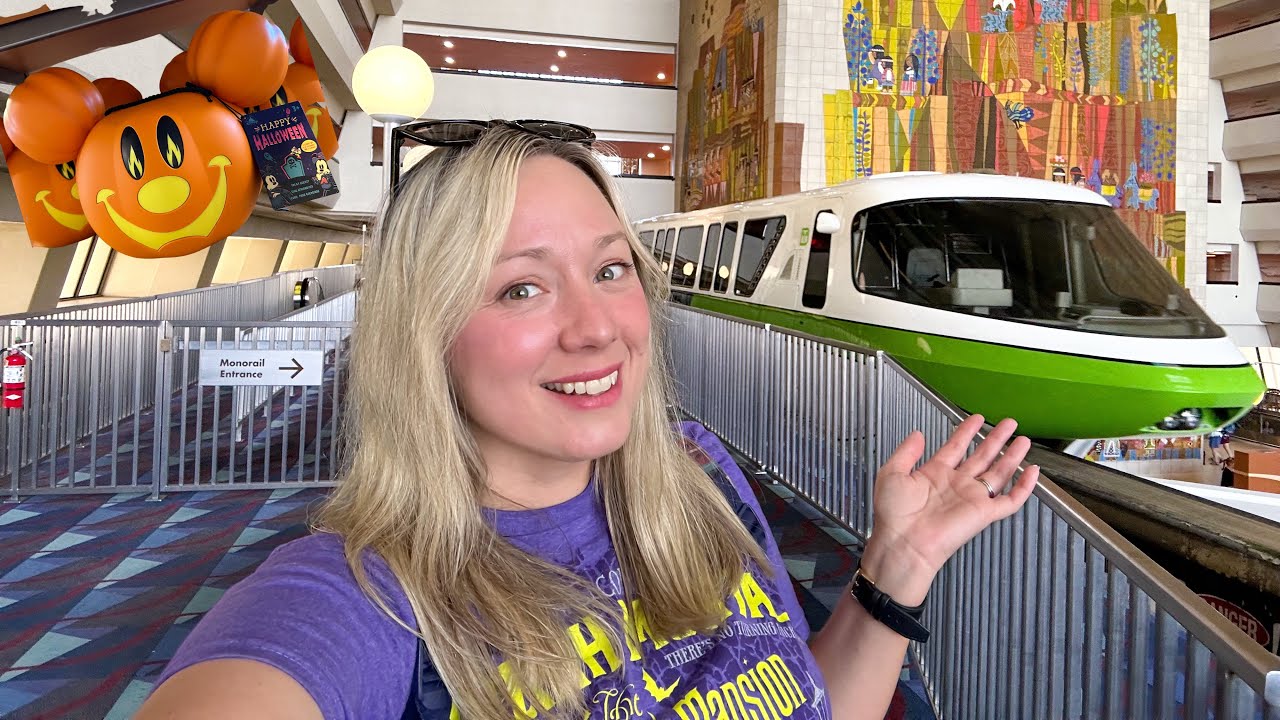 Disney's Contemporary Resort! Steakhouse 71, NEW Halloween Merch, Tips, Tour & Fun Facts!