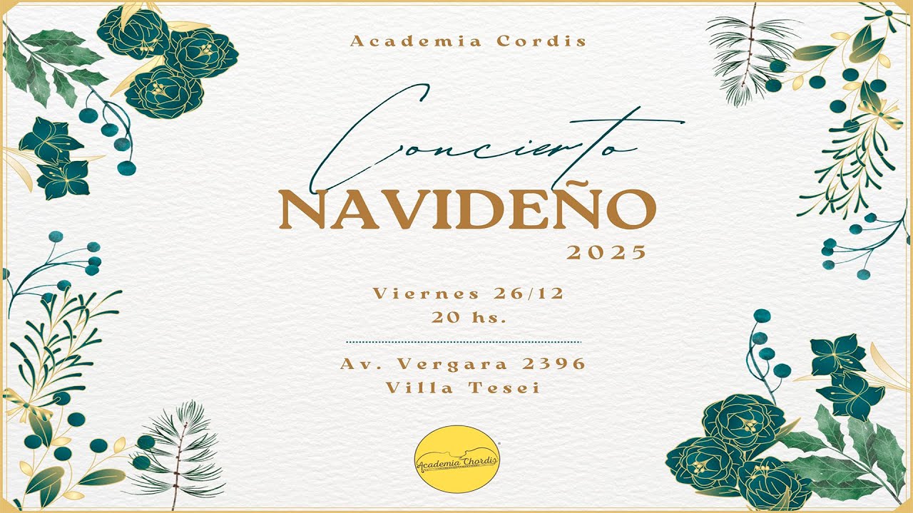 Concierto de Navidad - Piano - Diciembre 2025