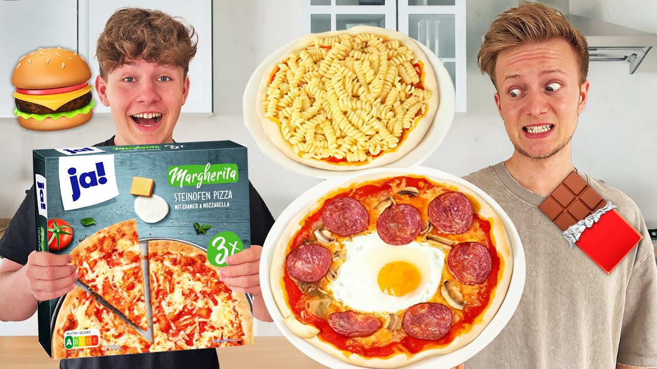 1 Tag alles auf Pizza essen 🍕🤣 TipTapTube