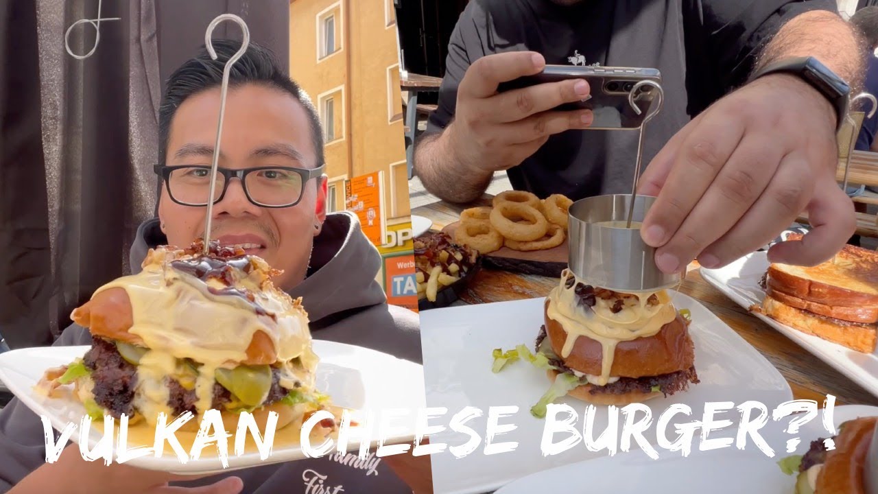 CHEESE VOLCANO SMASH BURGER IN MUNICH?!