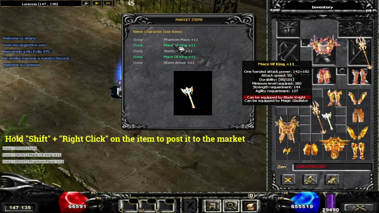 Vuelve Server Exilio 97D -🚨 - MARKET ITEM POST | www.mu-argentina.com 💙