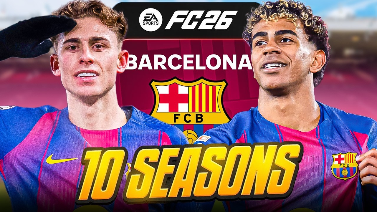 Převzal jsem Barcelonu na 10 sez&oacute;n v FC26! 🥇