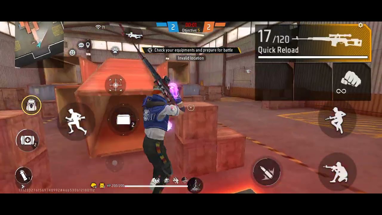 free fire lone wolf gameplay 2023