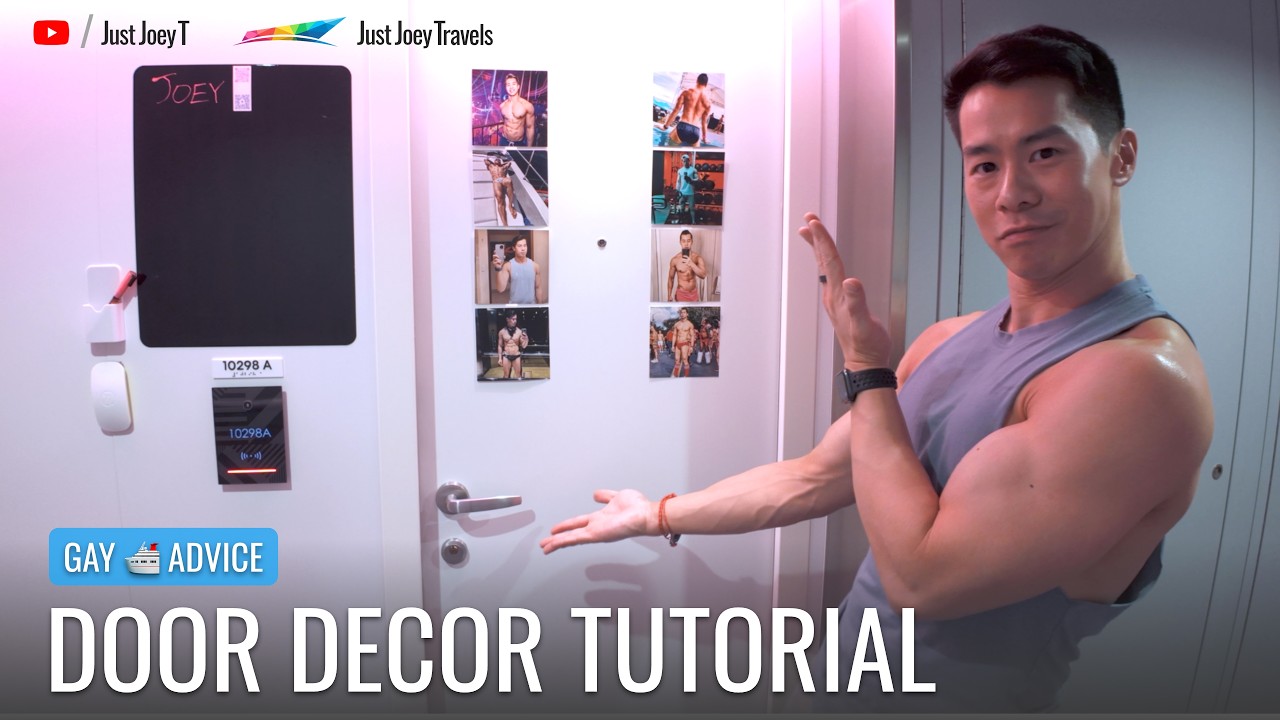Урок по декорированию дверей для гей-круизов: 3 минуты | JustJoeyT #Gay #Cruise #Advice