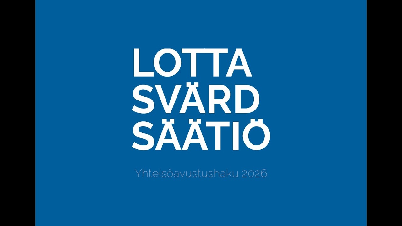Infowebinaari Lotta Svärd Säätiön yhteisöavustuksista 2026