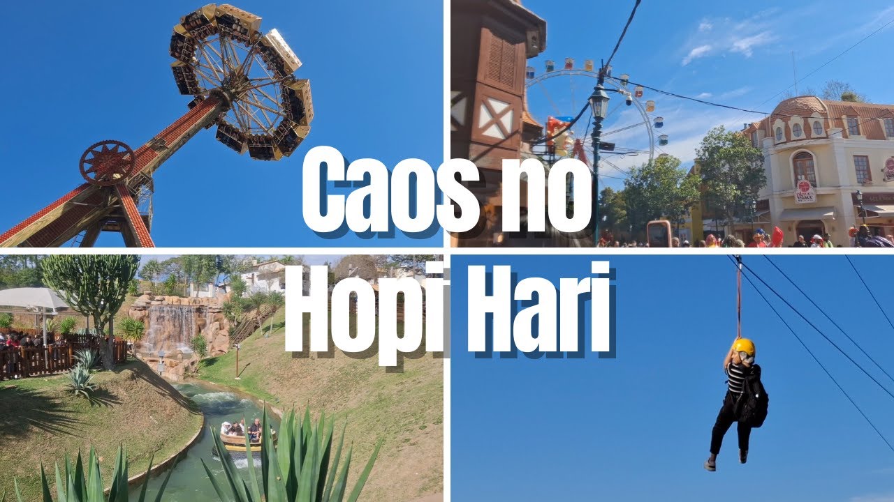 Fomos no Hopi Hari só pra julgar os brinquedos.