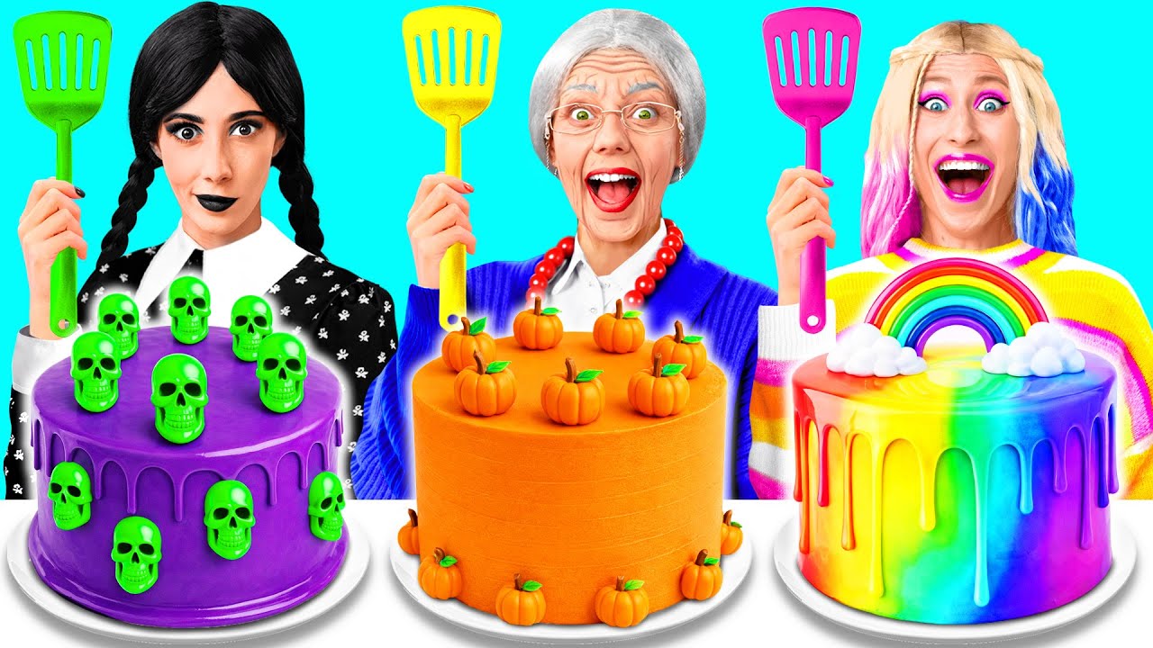 Кулинарный Челлендж: Уэнсдей Против Бабушки | Вкусные Кулинарные Хитрости от Fun Teen Challenge
