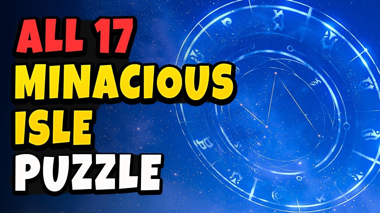All 17 Minacious Isle Puzzle Guide | Minacious Isle Elemental Monument Puzzle