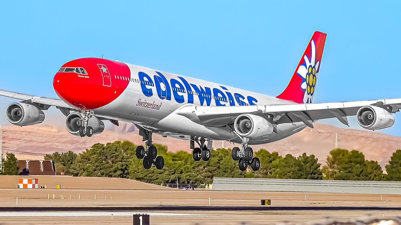 30 MINS of Plane Watching at Las Vegas Harry Reid Airport 🇺🇸