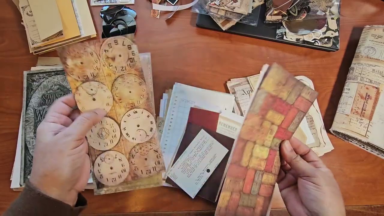 Tim holtz naked kits junk journals 