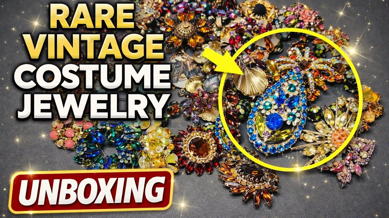 Rare Vintage Costume Jewelry Unboxing - Mystery Consignment - Juliana & More  