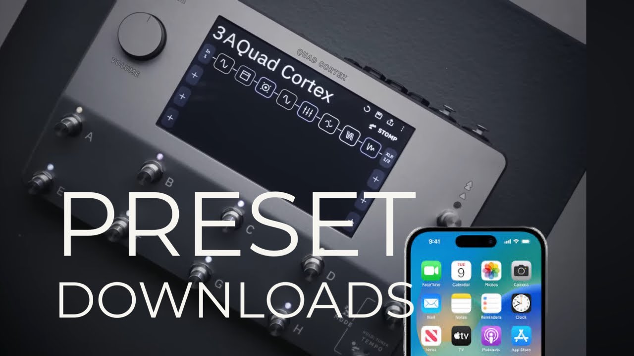 Quad Cortex App preset down loads from Neural dsp